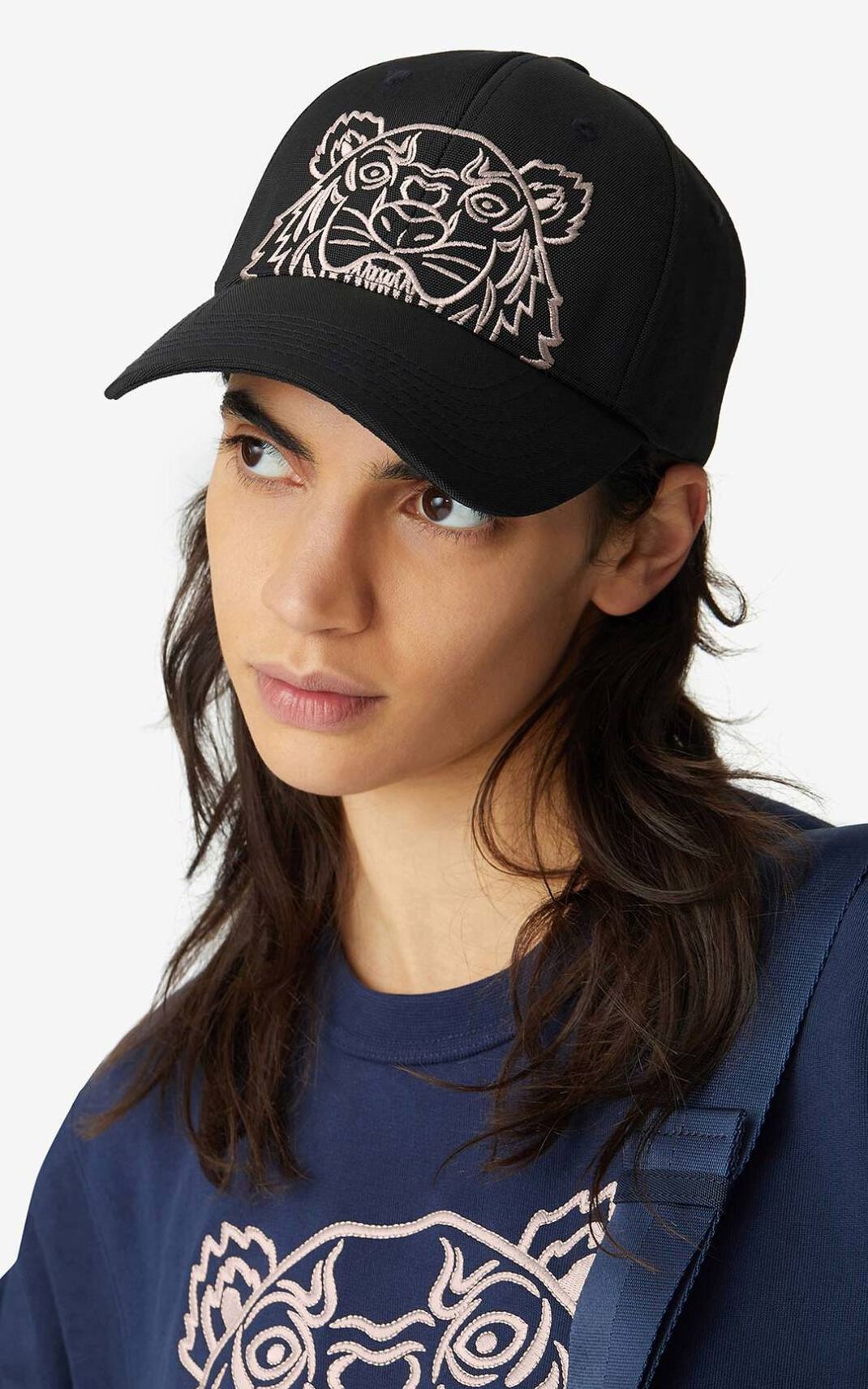 Gorras Kenzo Lona Kampus Tiger Mujer Negras - SKU.0082477